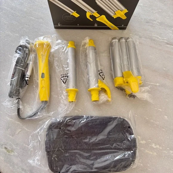 Drybar The Mixologist Interchangeable Styling Iron + Travel Bag.